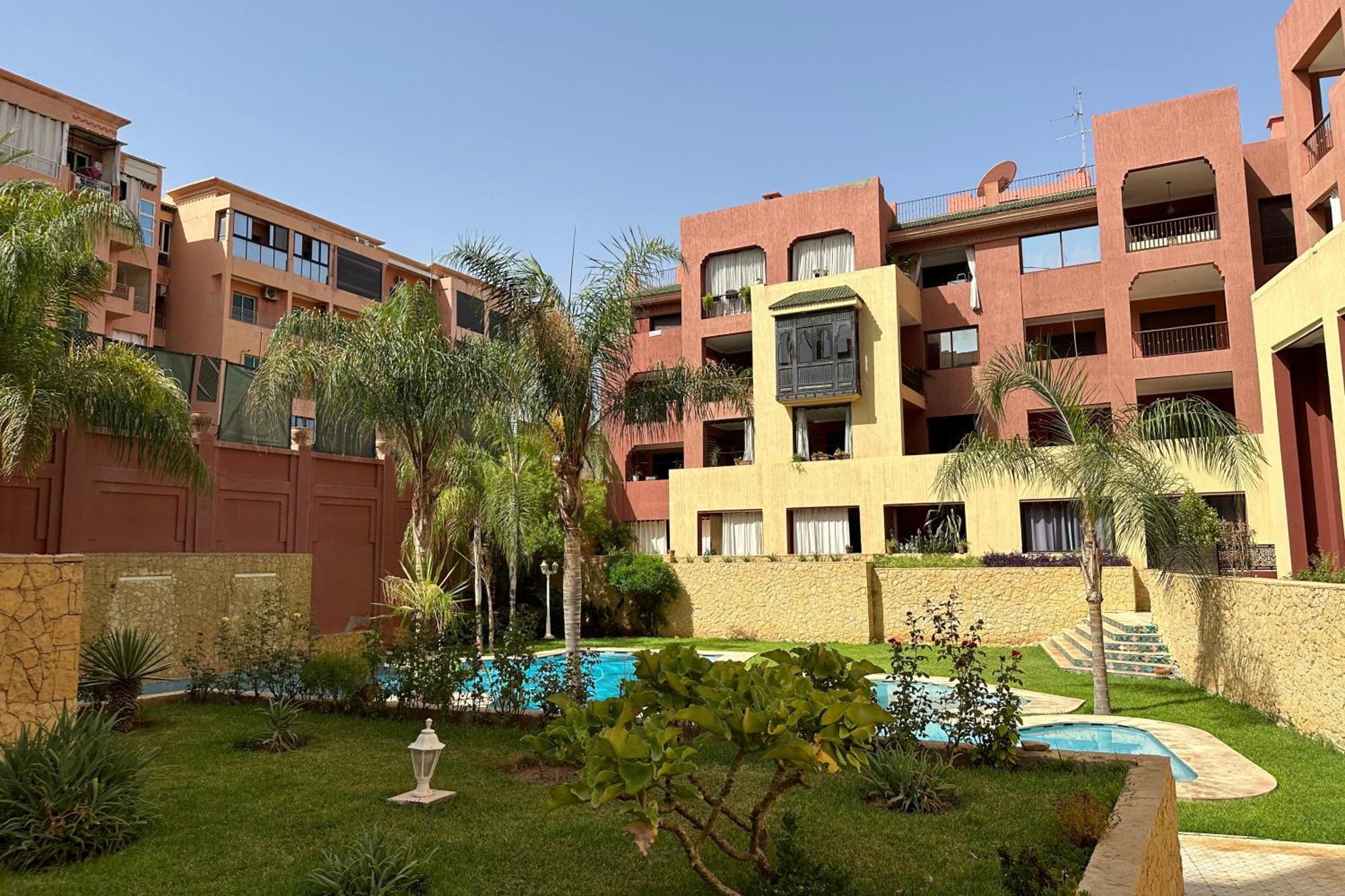 Appartement Calme, Gueliz Marrákes Kültér fotó